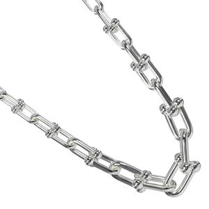 Tiffany Co Graduated Link Necklace Sterling Silver TIFFANYCo